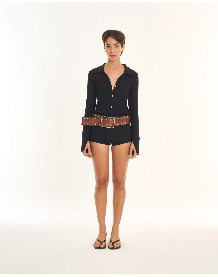 Camisa rib art preto