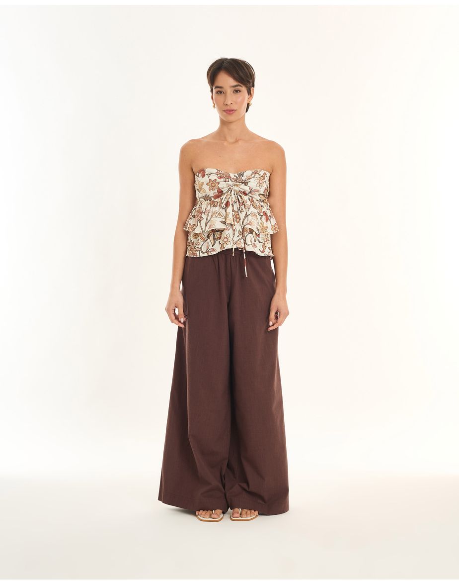Blusa boho art estampado