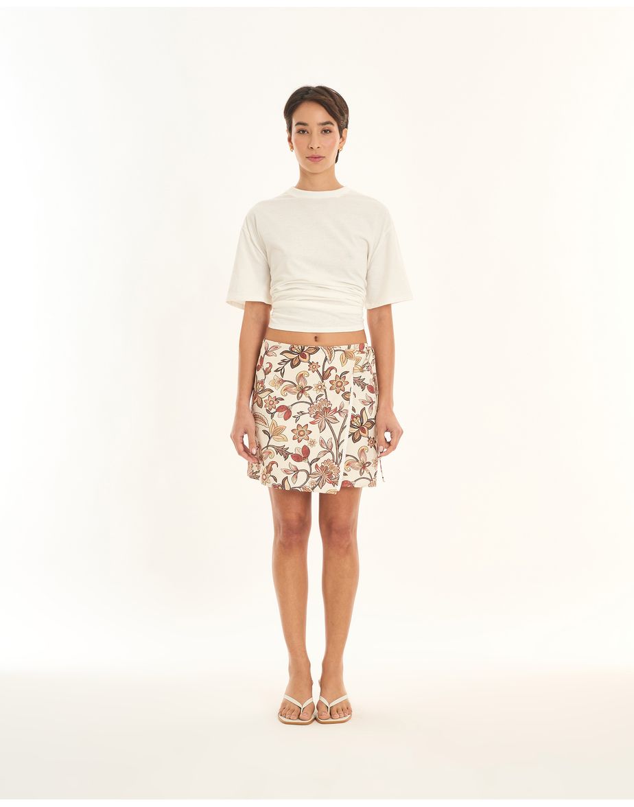 Saia boho art estampado