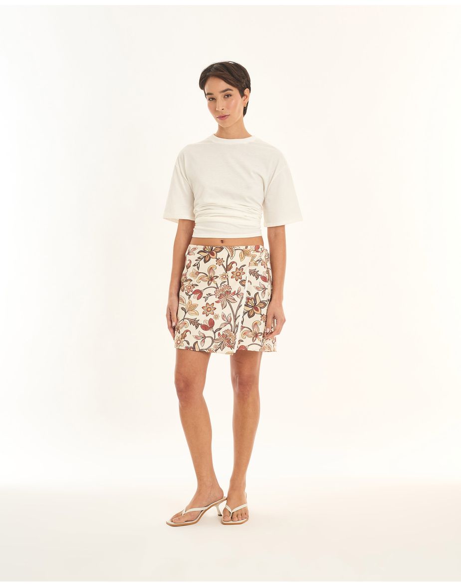 Saia boho art estampado