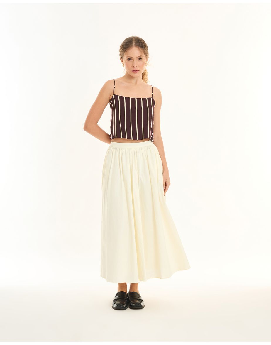 Blusa lenço tec estampado