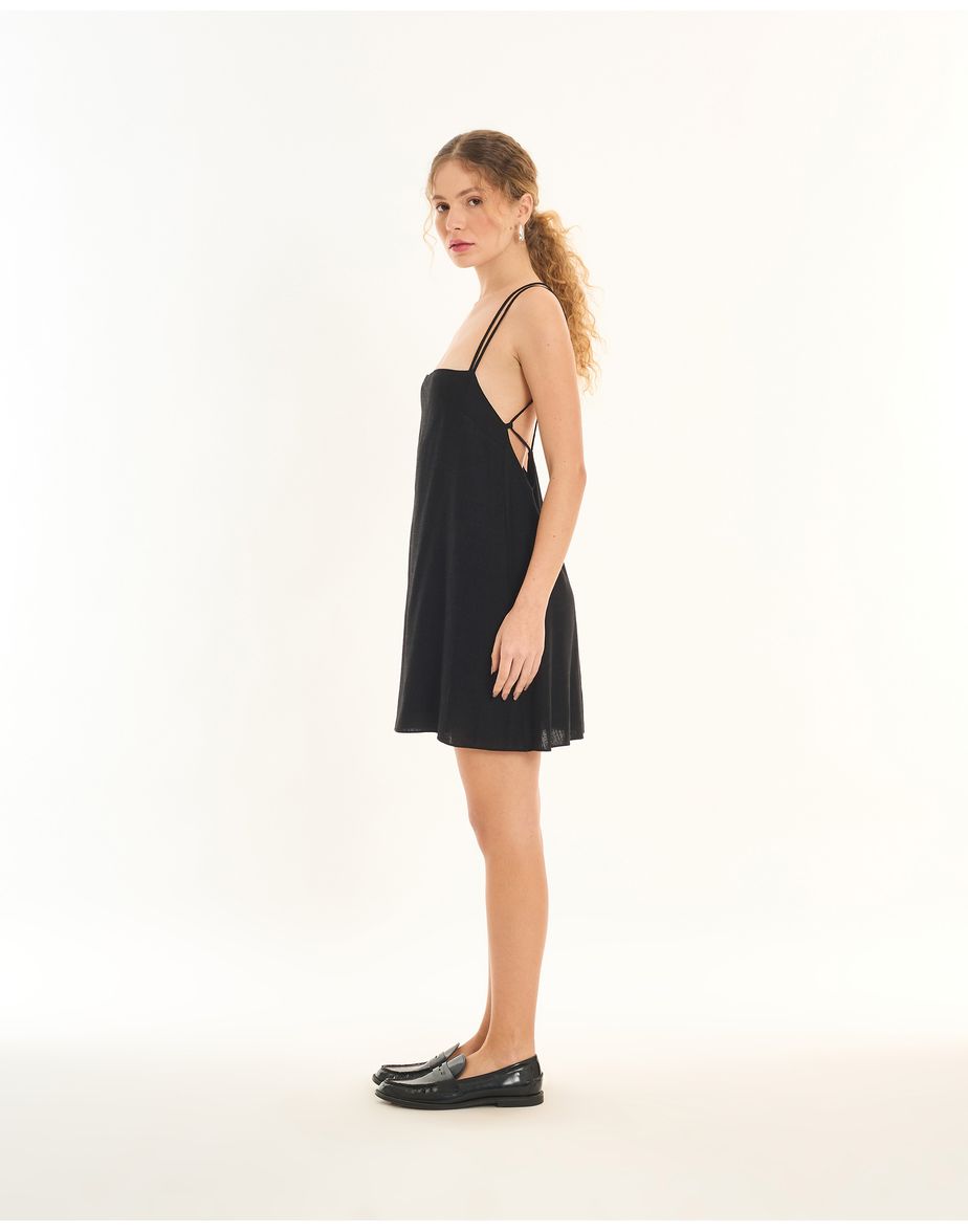 Vestido mini ess preto