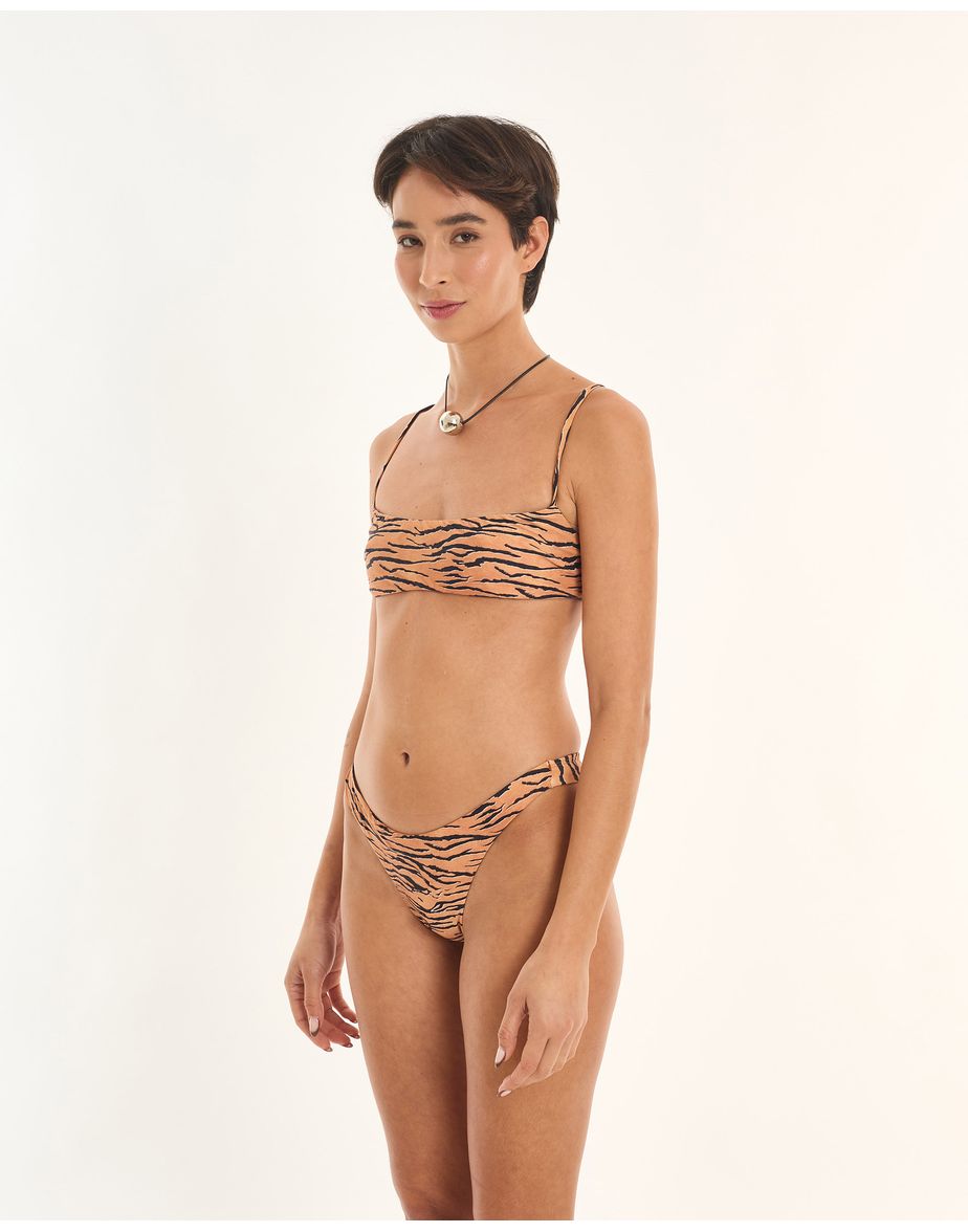 Biquini reto art estampado