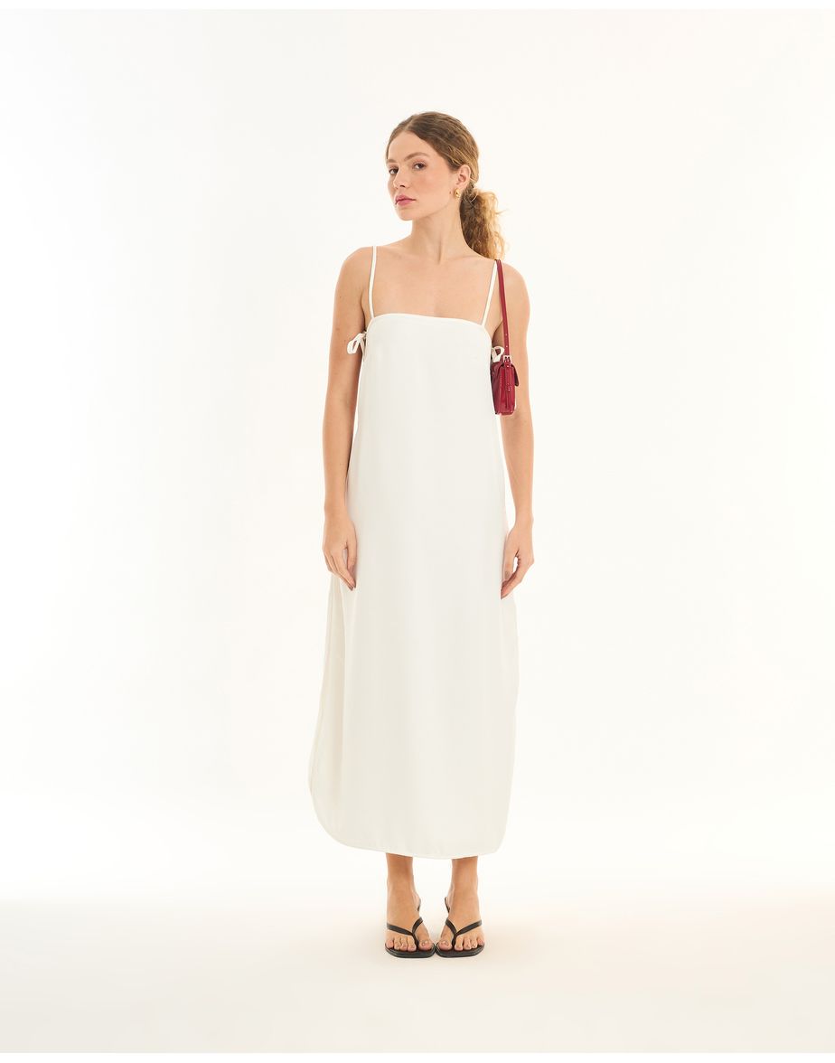 Vestido royale tec off-white