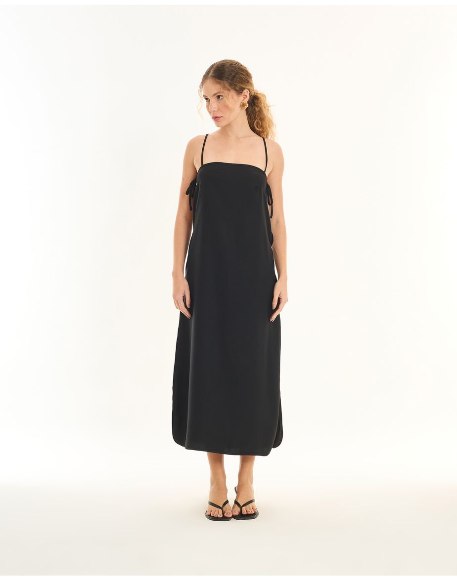 Vestido royale tec preto