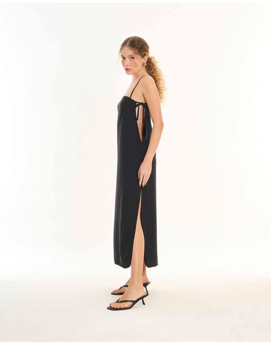 Vestido royale tec preto