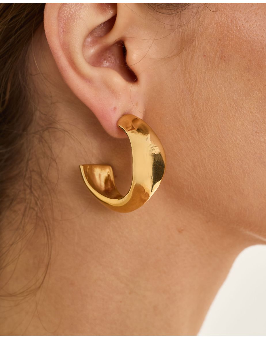 Argola kasra art dourado