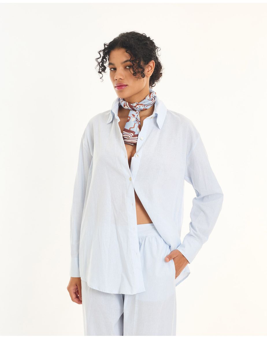 Camisa basica neo listrado