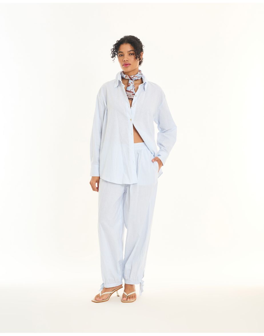 Camisa basica neo listrado