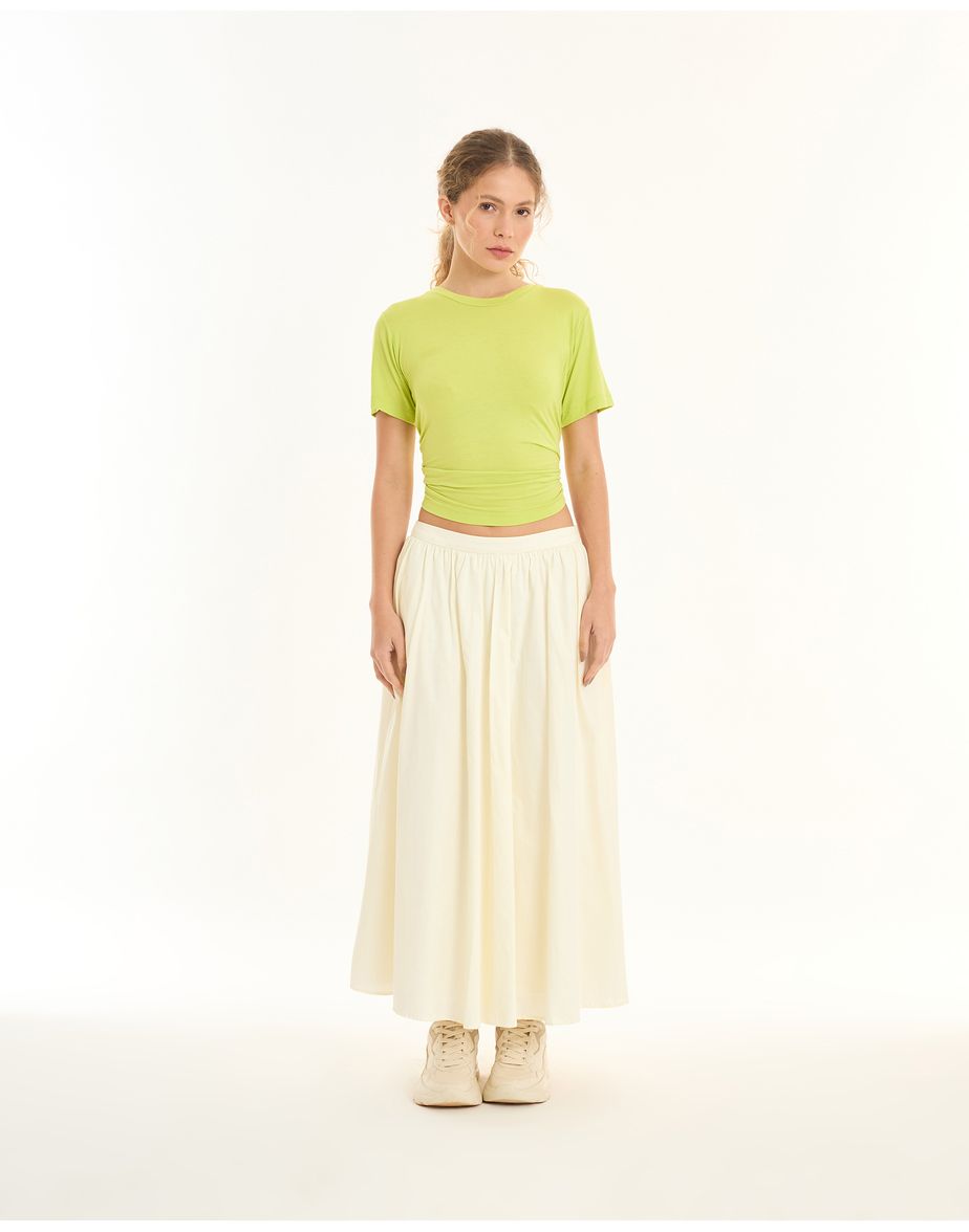 T-shirt malha tec verde