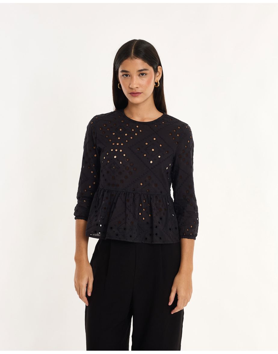 Blusa laise pen preto