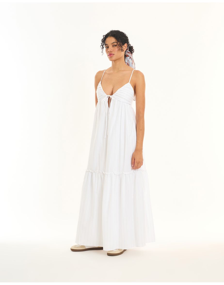 Vestido top neo listrado