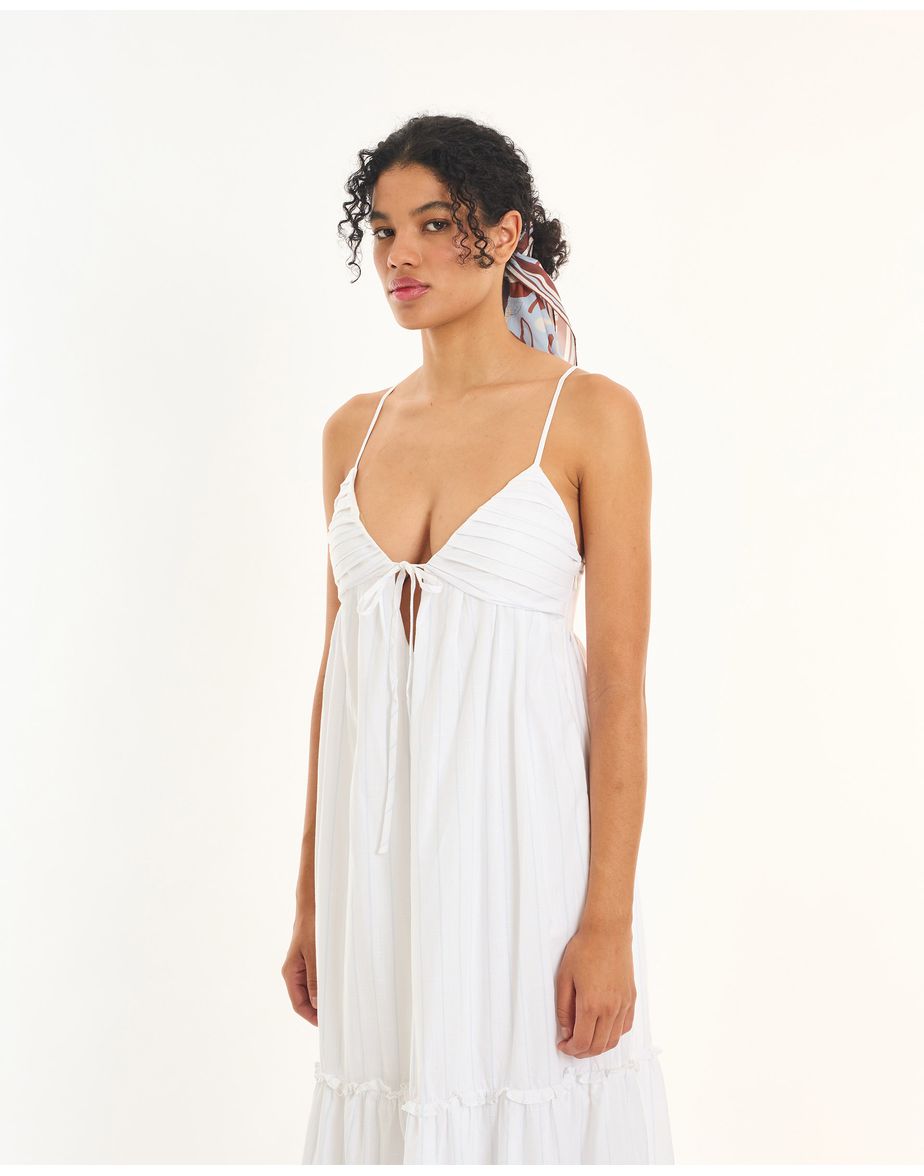 Vestido top neo listrado