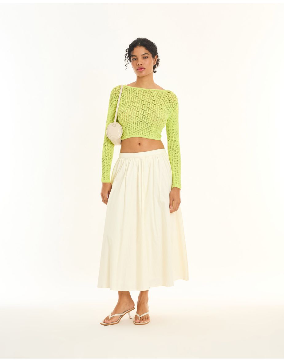 Top tricot tec verde