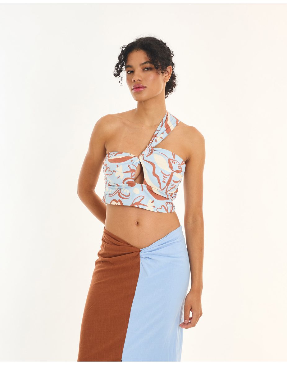 Top estampado neo estampado