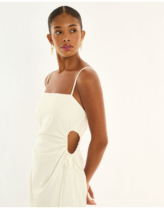 Vestido milano art off-white