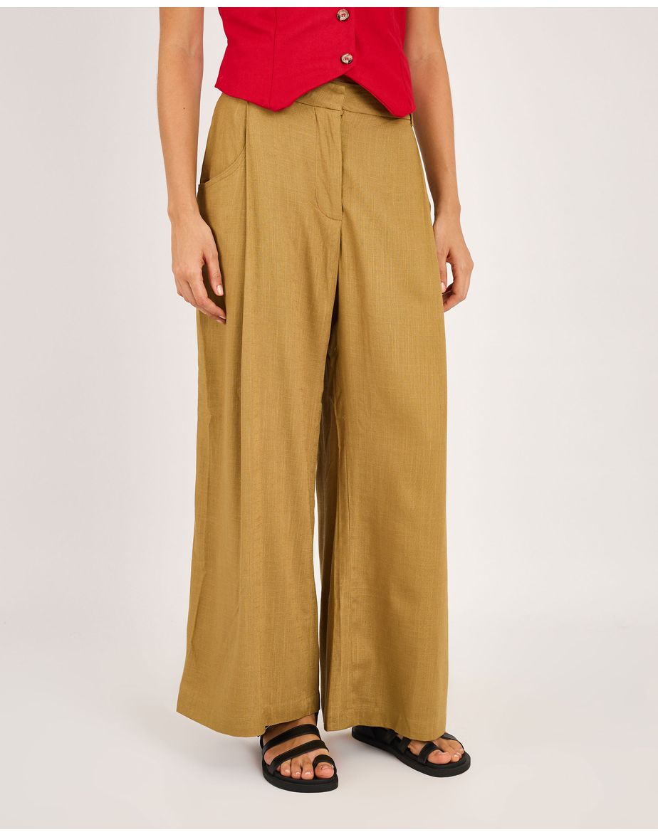 Calça amber ala marrom