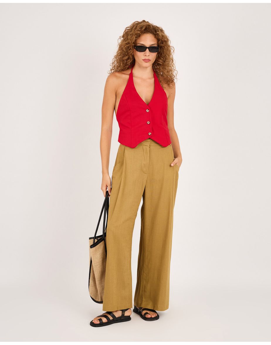Calça amber ala marrom