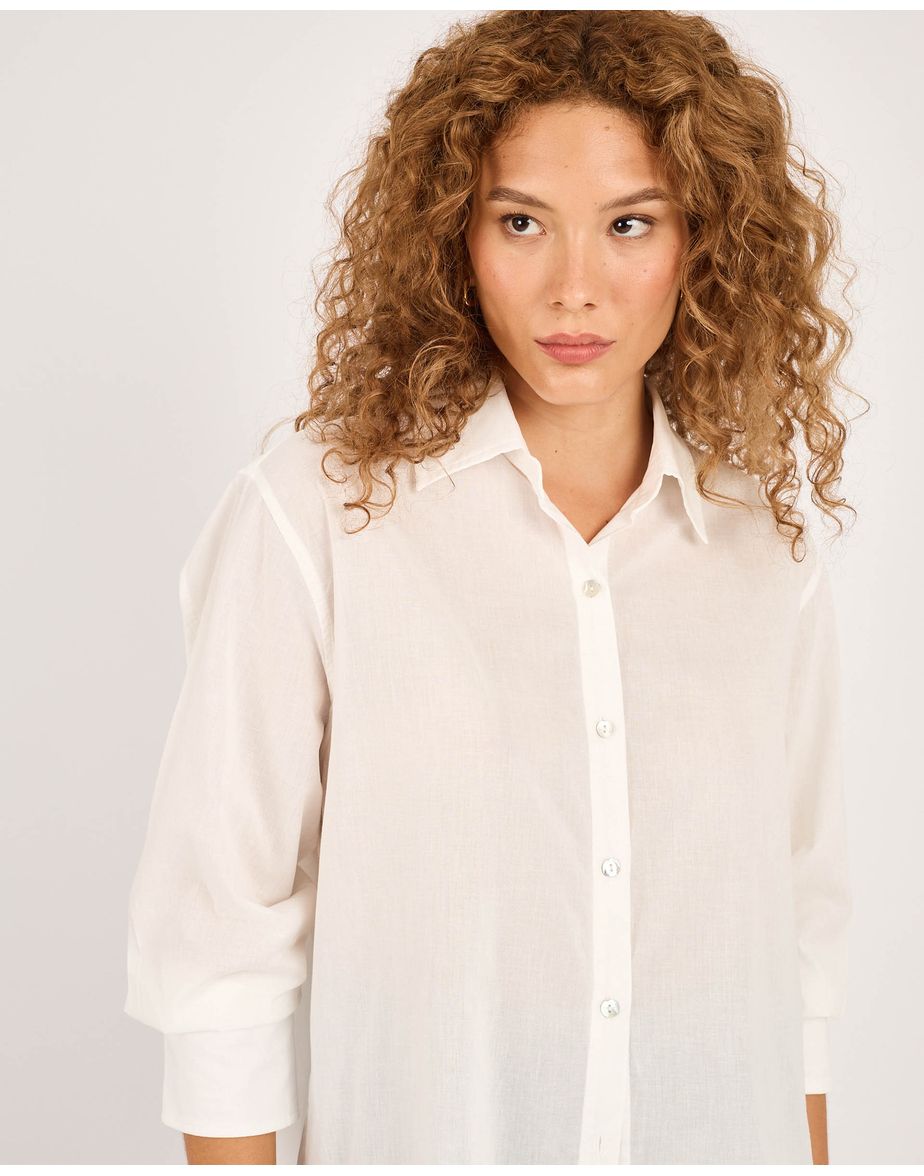 Camisa cotton kas off-white