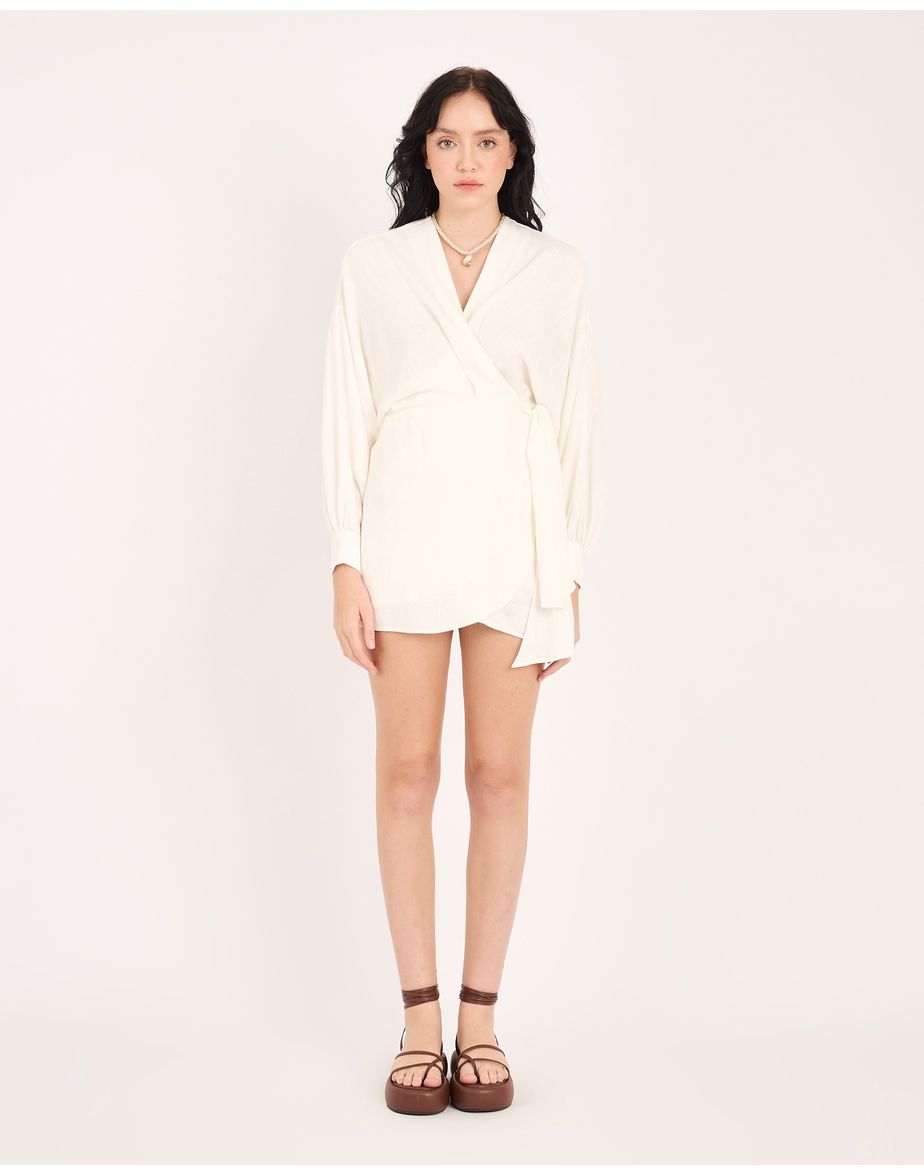 Vestido amplo say off-white