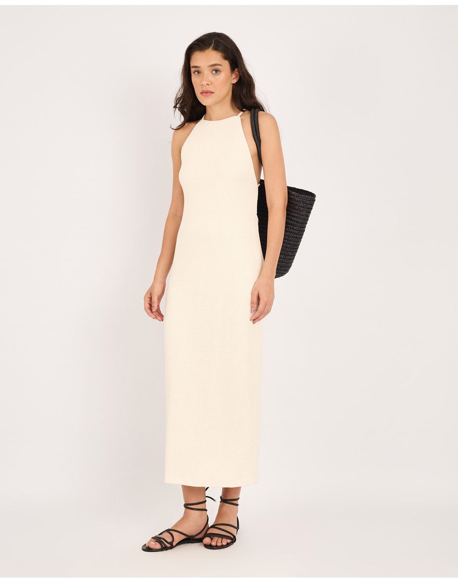 Vestido lirio ala off-white
