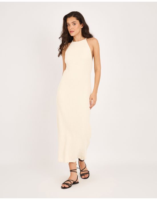 Vestido lirio ala off-white