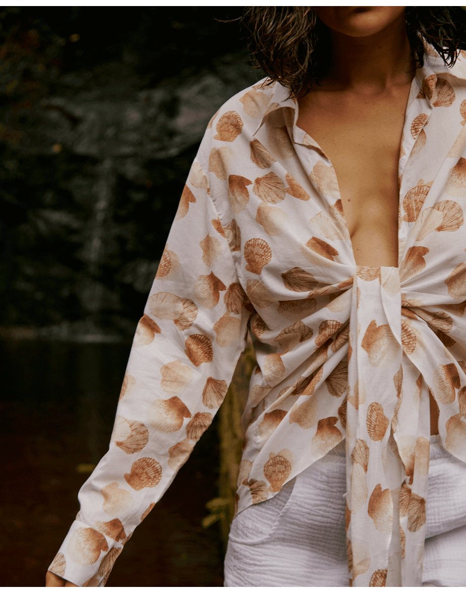 Camisa corais ray estampado