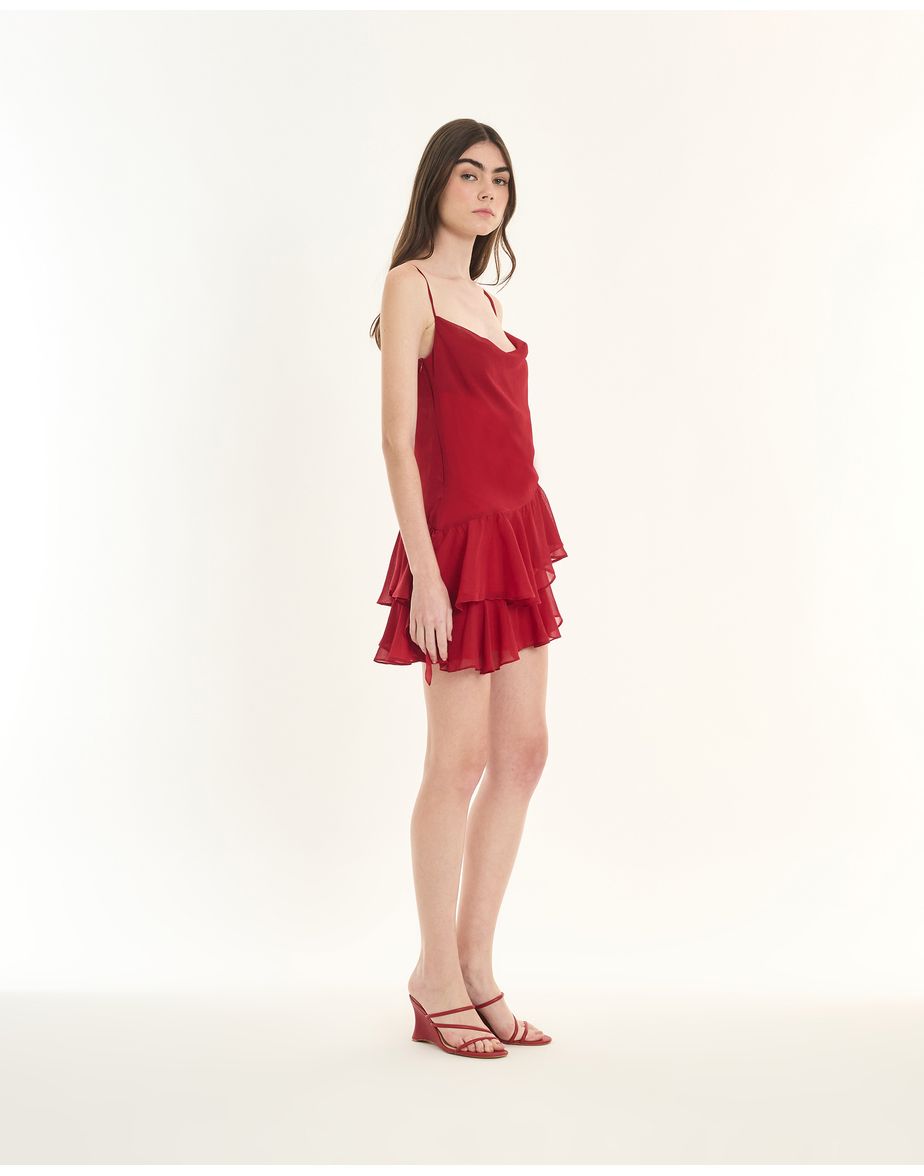 Vestido caldas inv vermelho