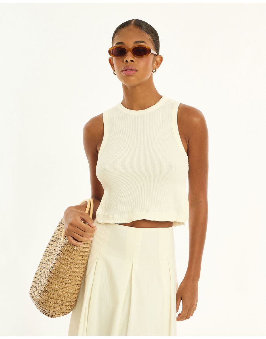 Regata oval ray off-white