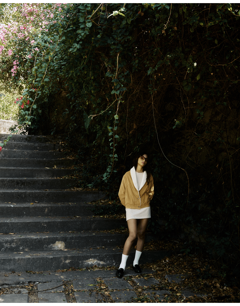 Saia tricot tot off-white