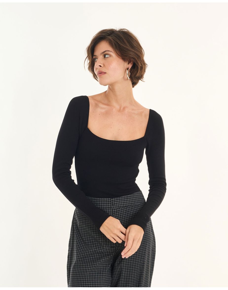 Body manga inv preto