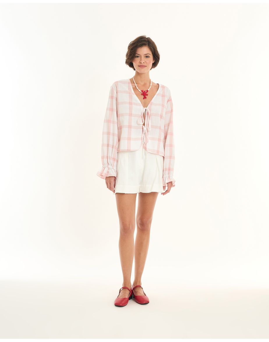 Blusa xadrez inv xadrez