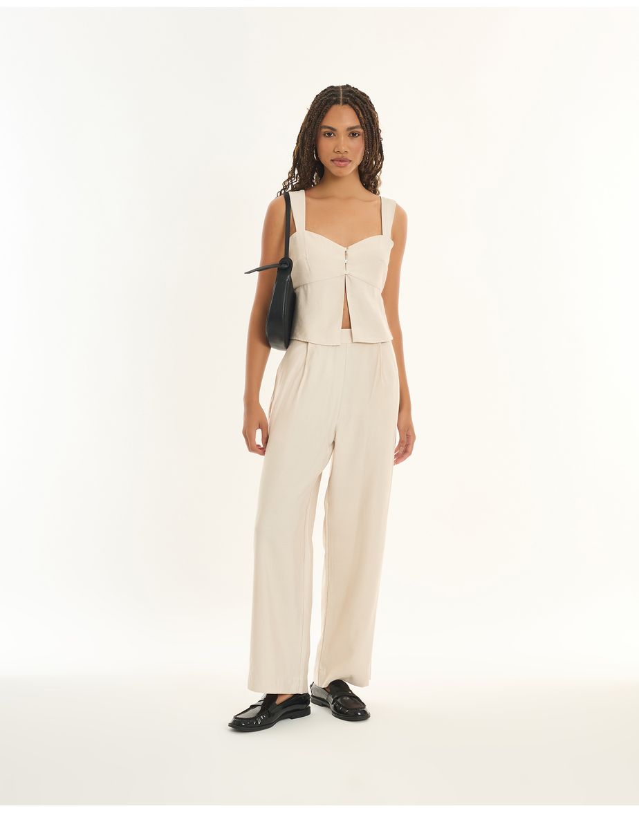 Calça oval inv off-white