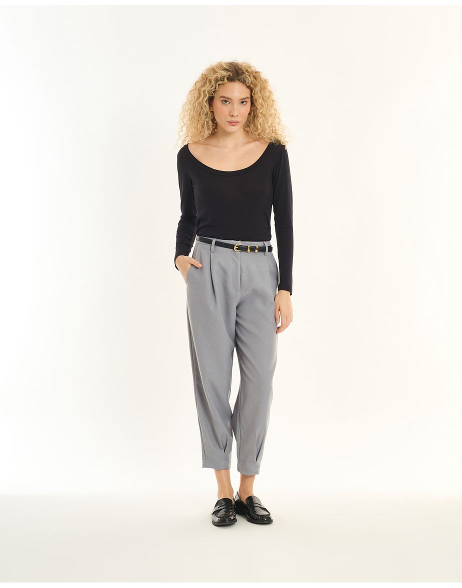 Calça twill inv cinza