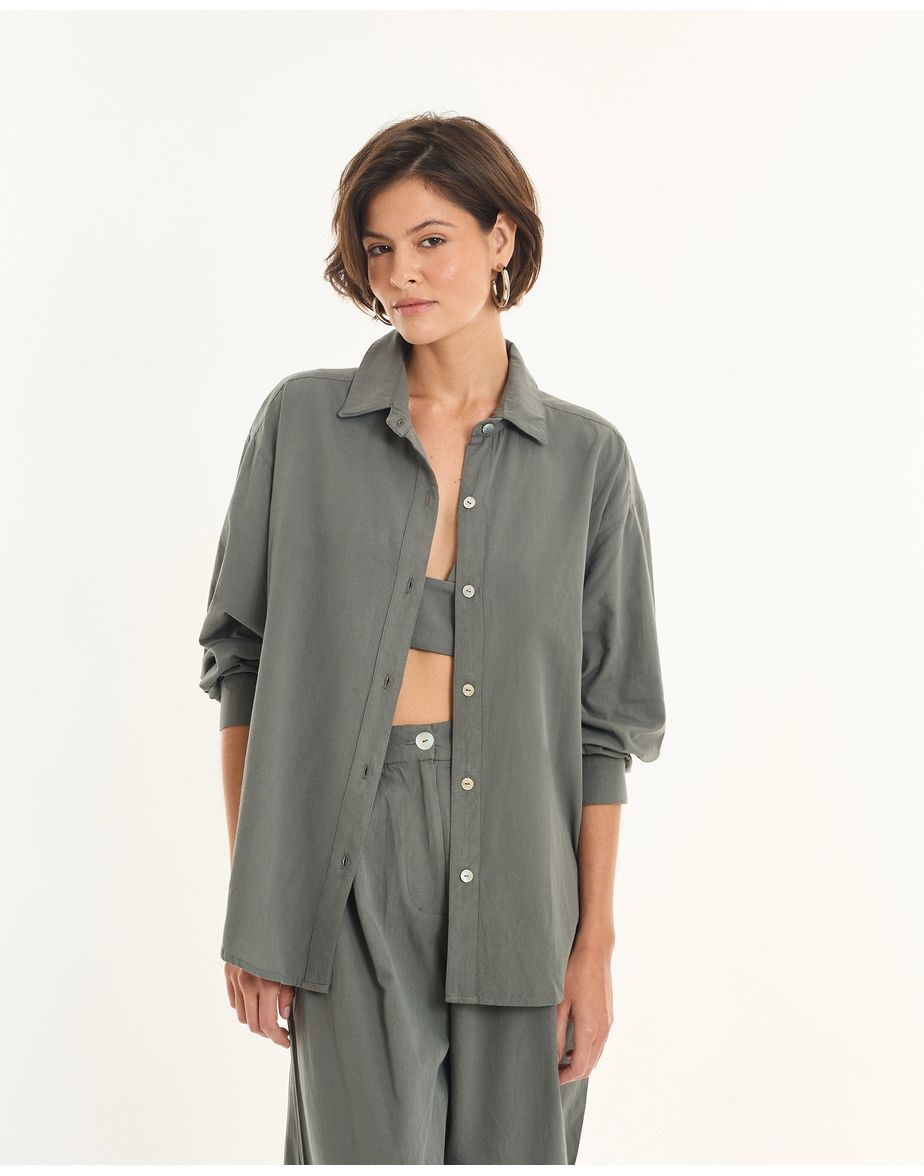Camisa ravenna inv cinza