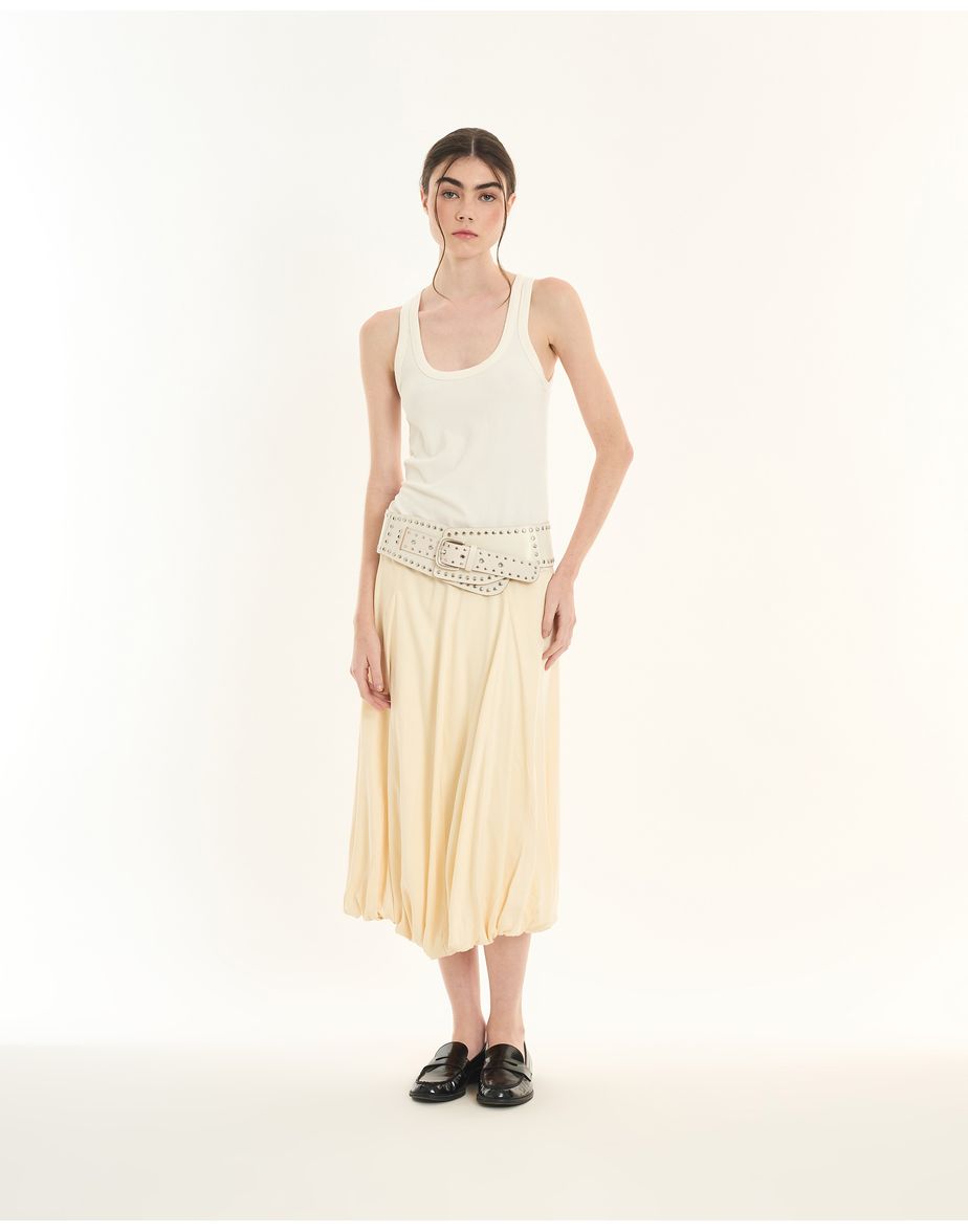 Saia midi balone inv off-white