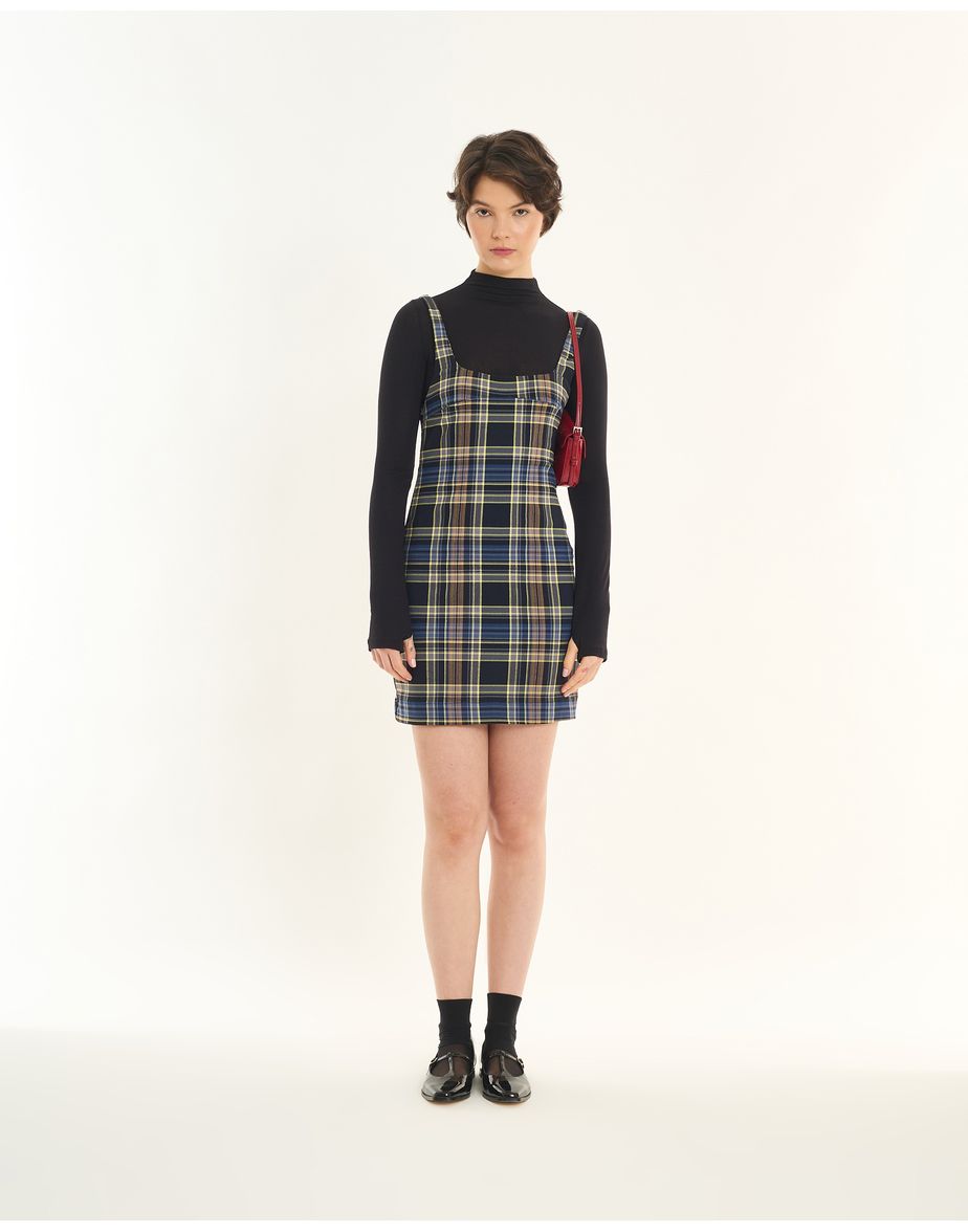 Vestido tartan inv xadrez