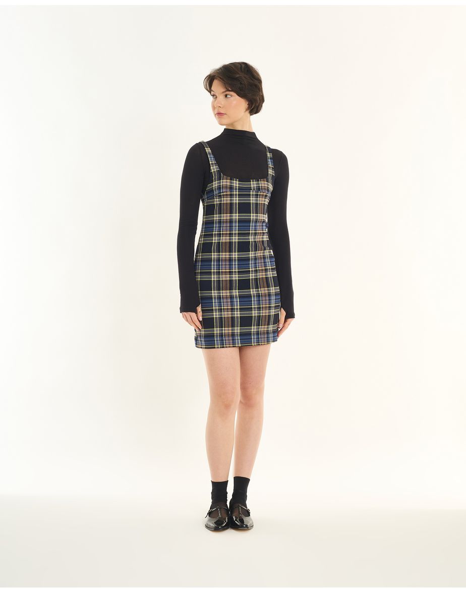 Vestido tartan inv xadrez