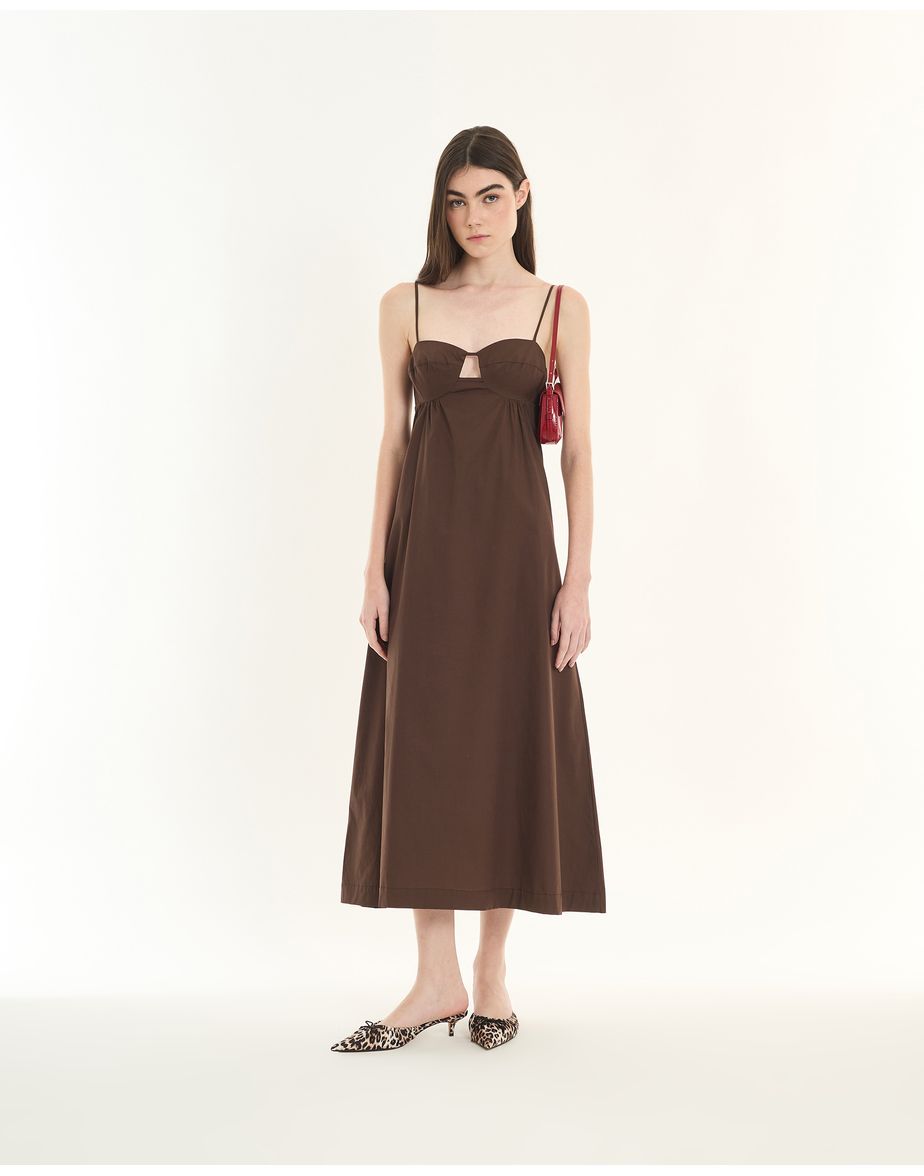 Vestido julieta inv marrom