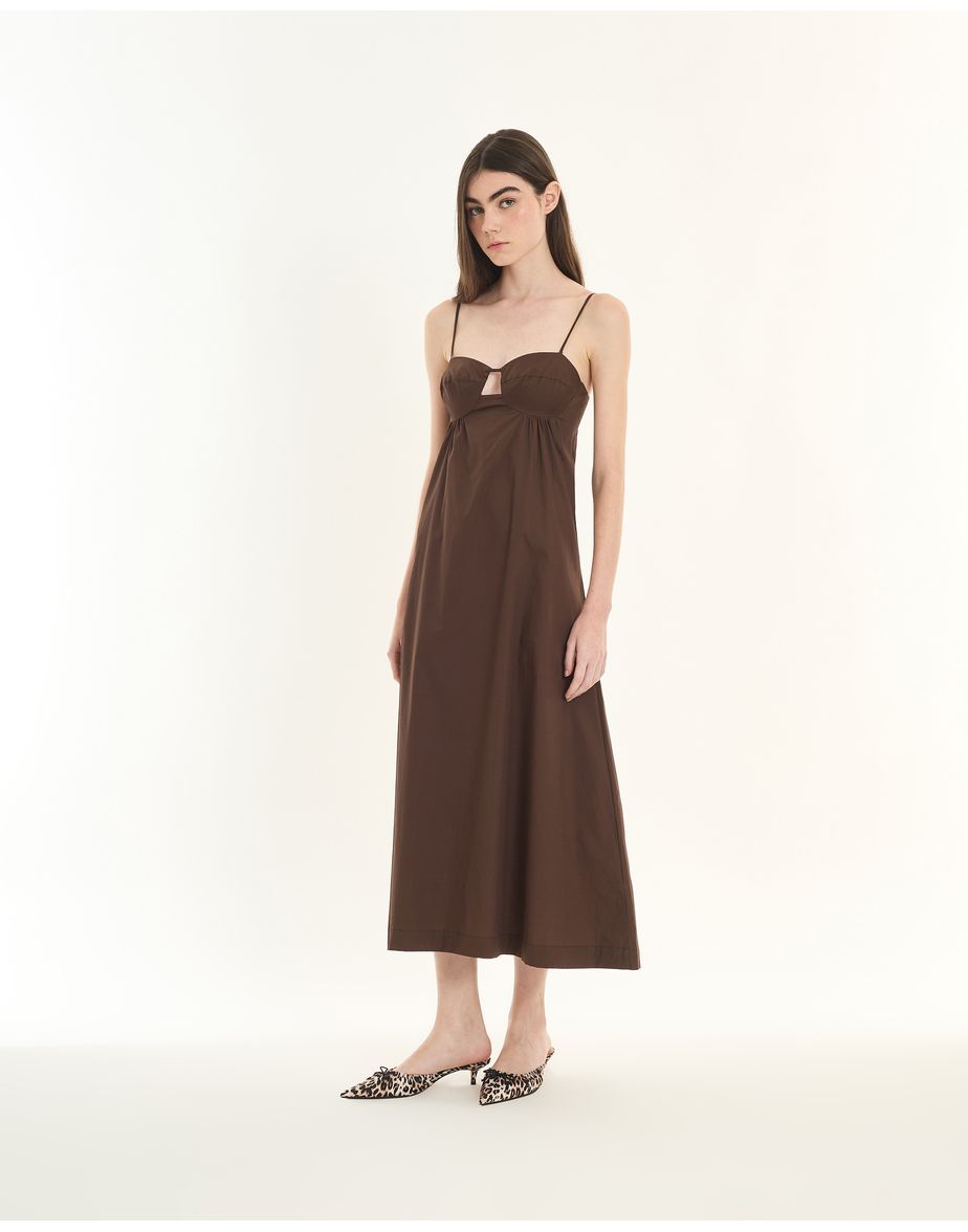 Vestido julieta inv marrom