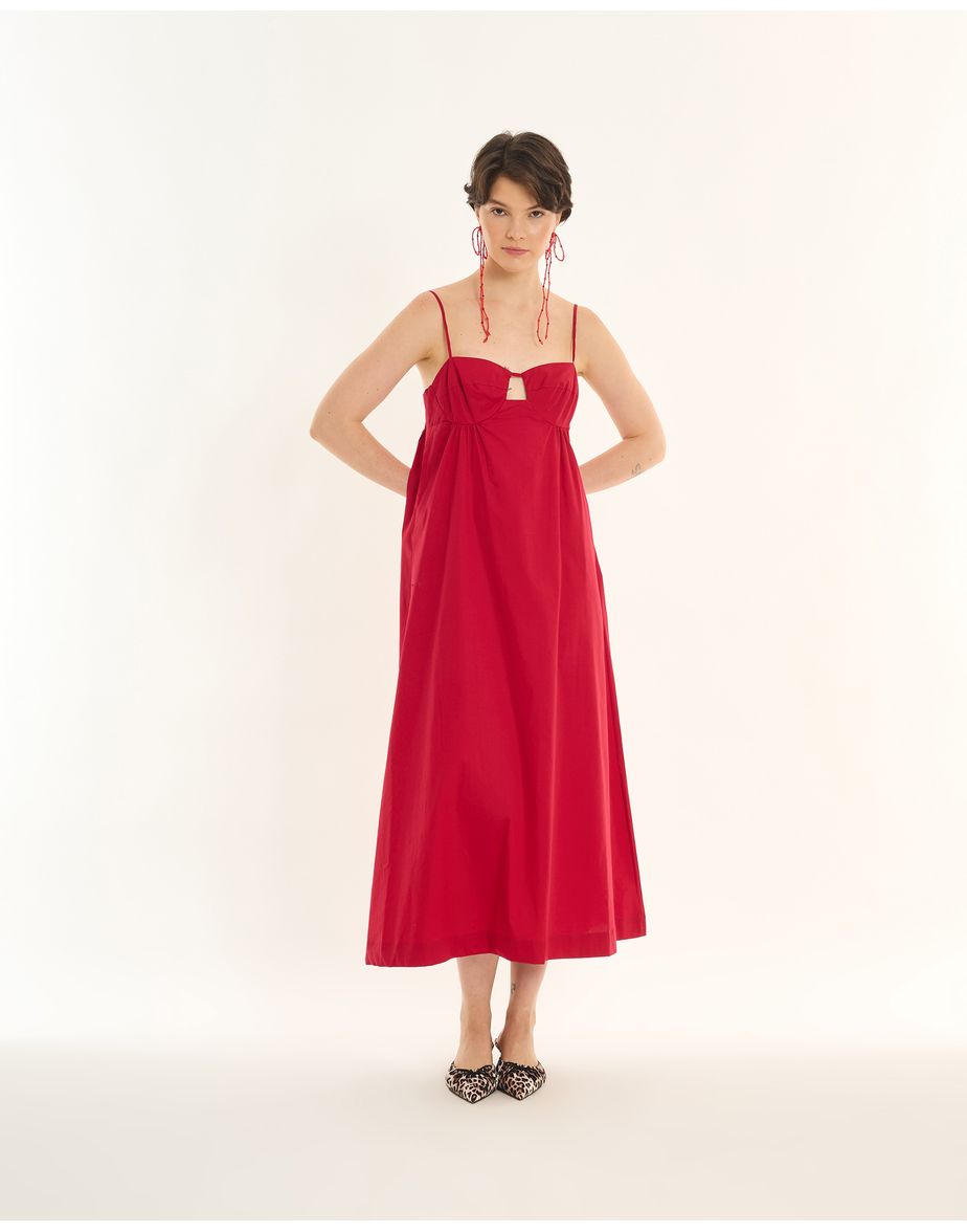 Vestido julieta inv vermelho