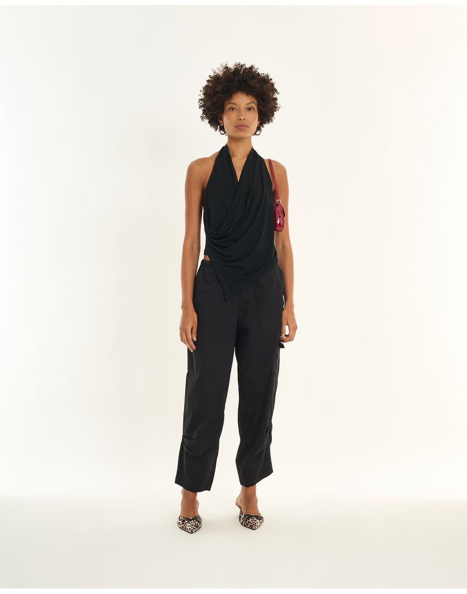 Blusa jersey inv preto