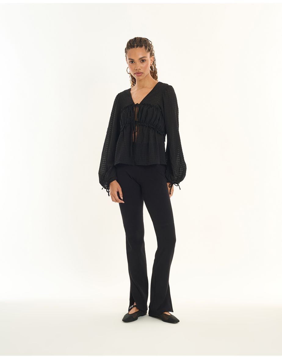 Blusa anarruga inv preto