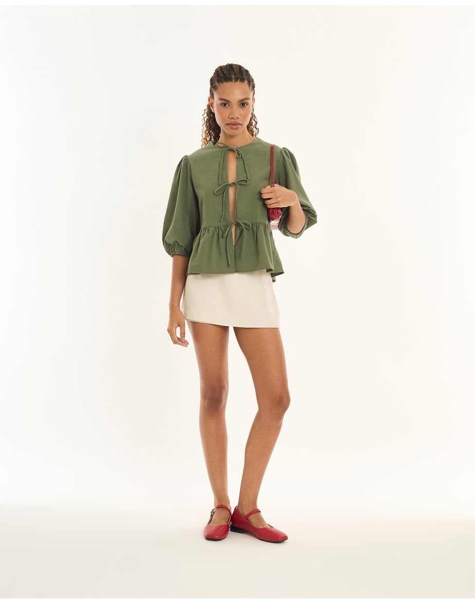 Blusa cotton inv verde