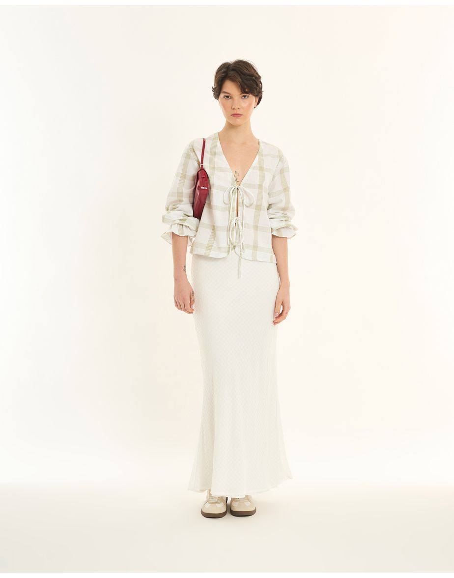 Saia anarruga inv off-white
