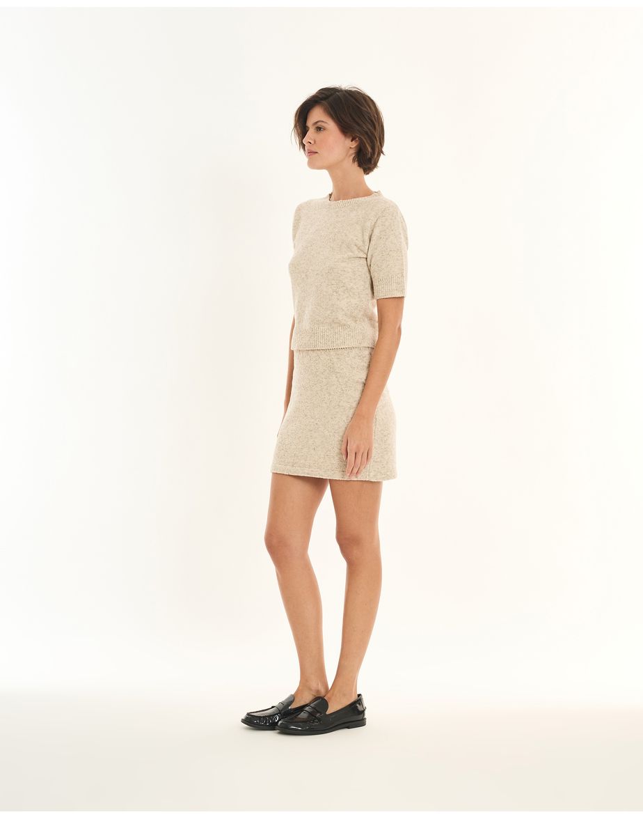Saia tricot mousse inv off-white