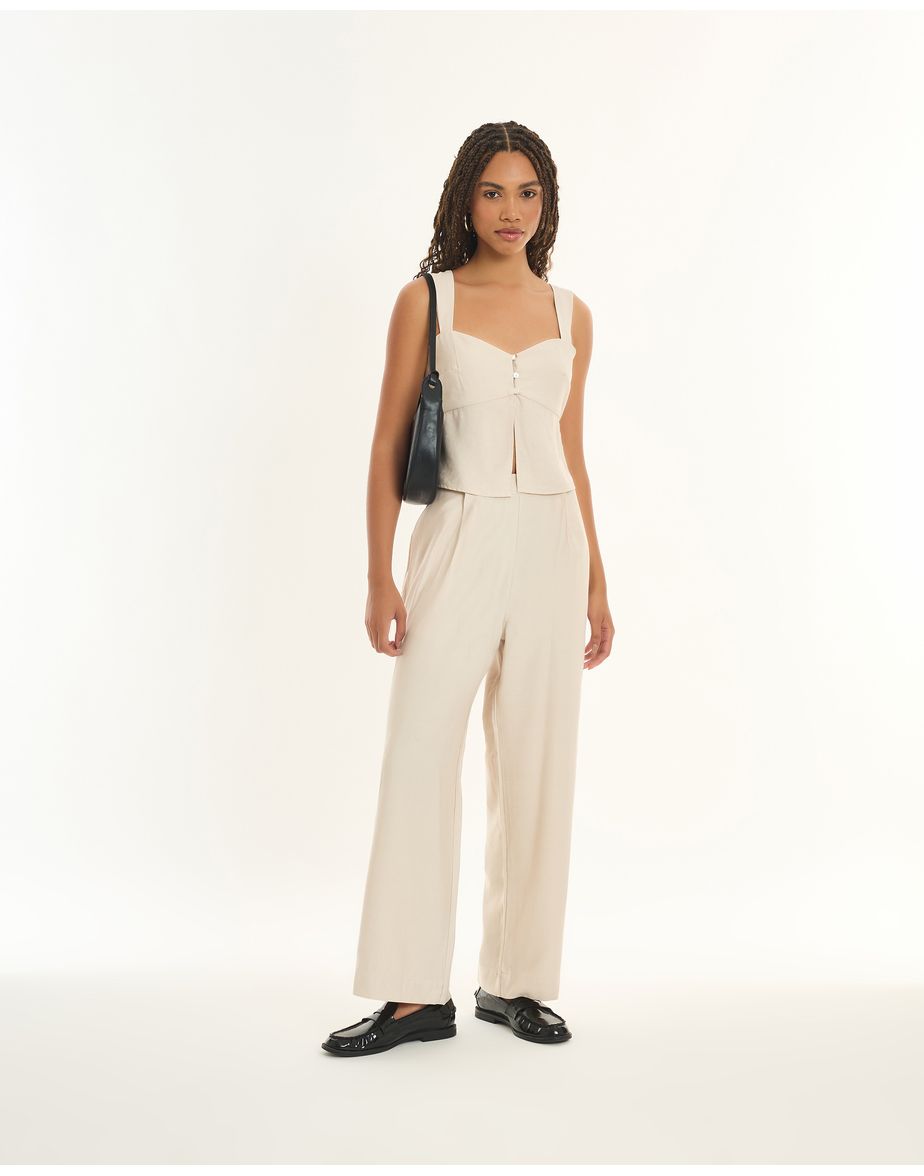 Top basque inv off-white
