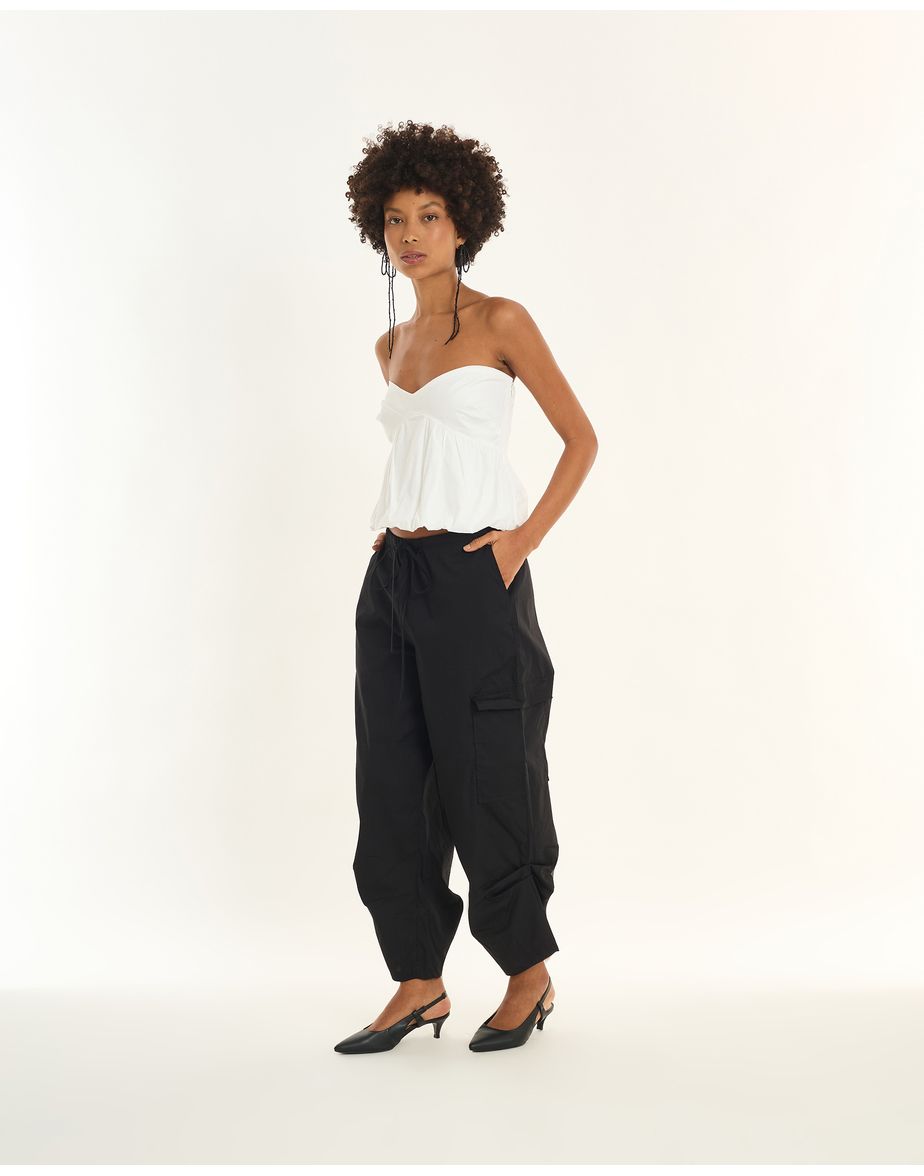 Calça tricoline inv preto