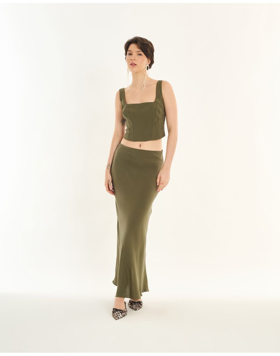 Saia slim inv verde