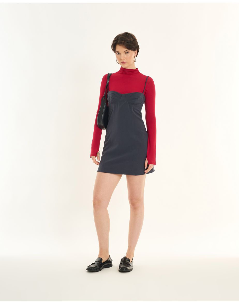 Vestido armani inv cinza